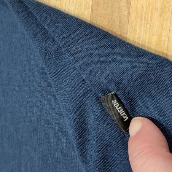 Tentree Navy Blue Golf Shirt Polo Shirt Size Large - Picture 4 of 6